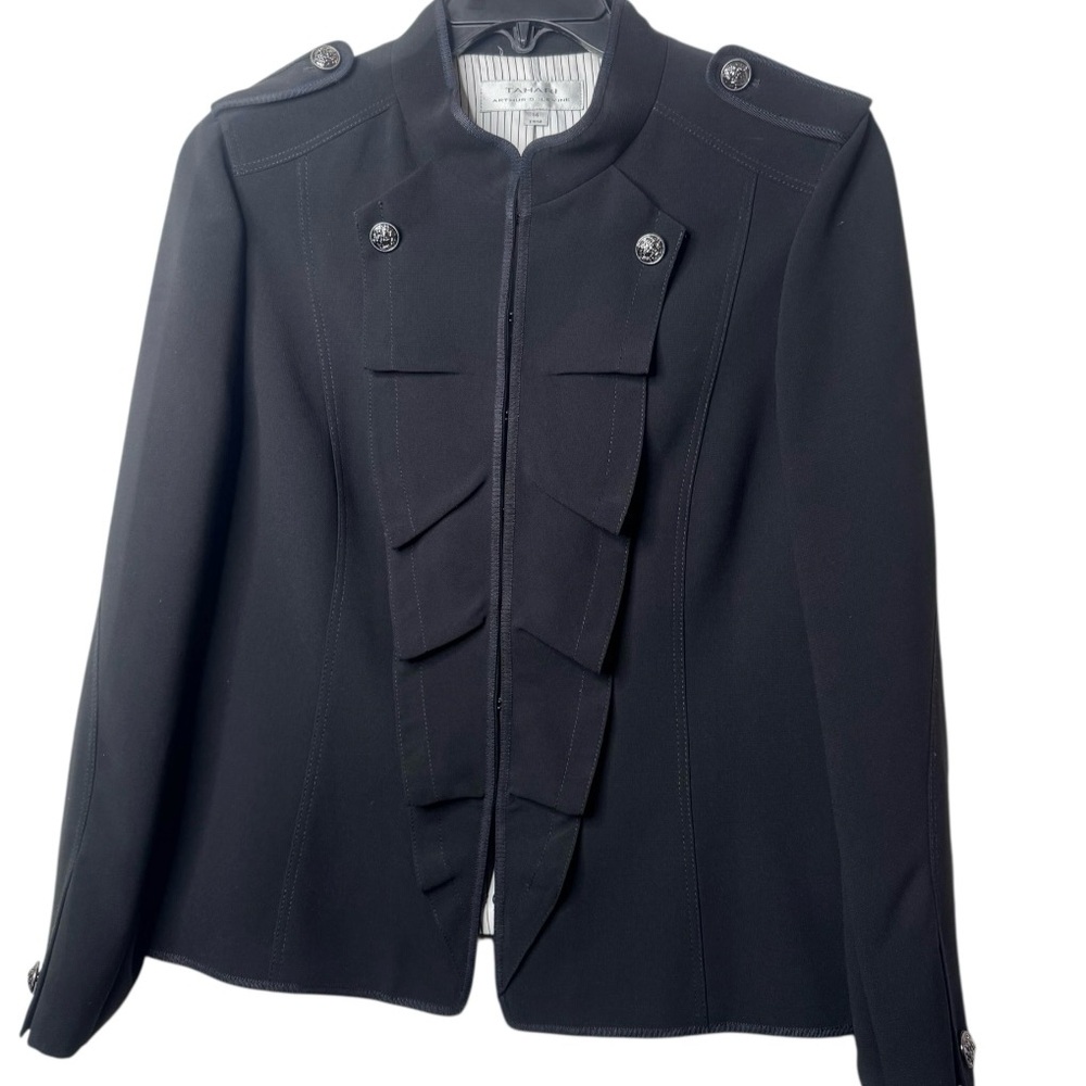 Tahari Black Women's Blazer with Button Accents